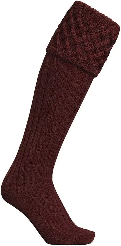 Laksen Laksen Windsor Shooting Socks Wine