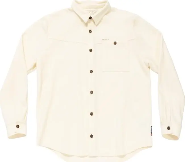 Devold Devold Unisex Merino Overshirt Raw White