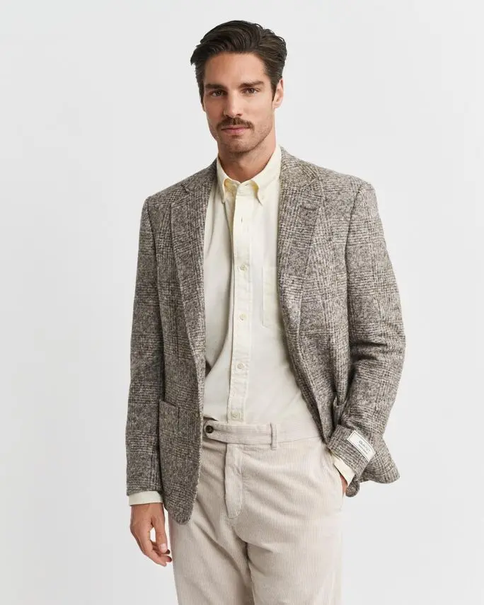 Gant CHECKED KNIT BLAZER