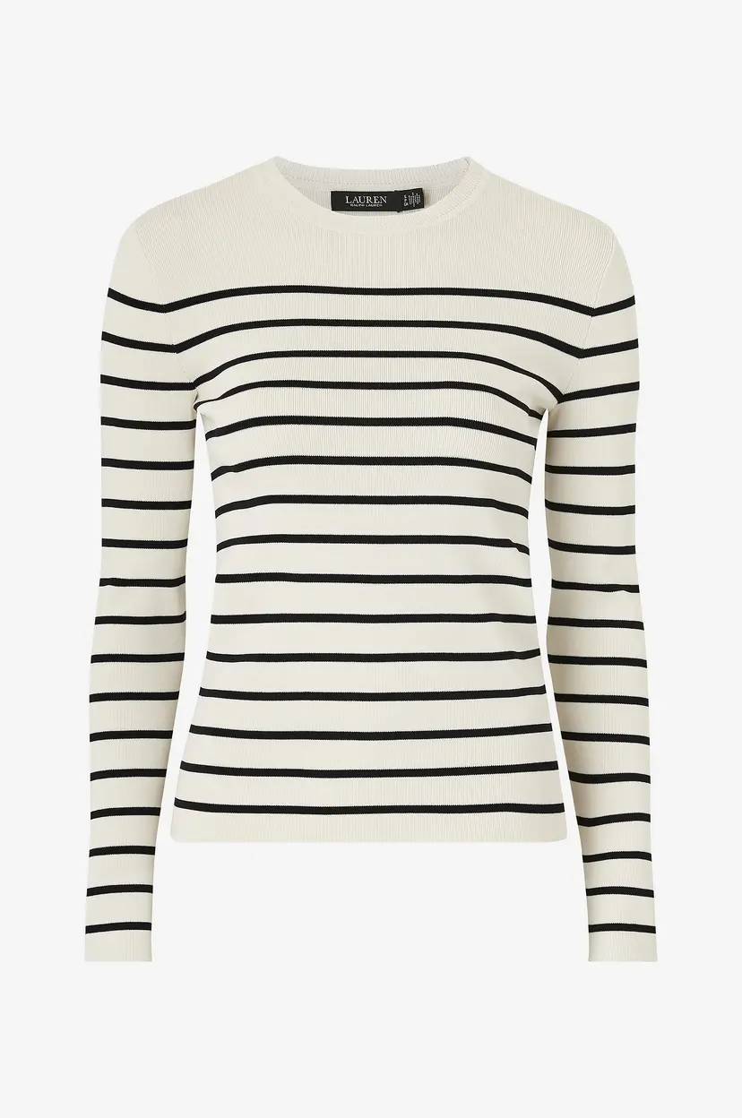 Lauren Ralph Lauren Genser LS Sweater - Beige