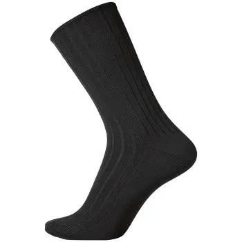 Egtved Egtved Strømper Cotton No Elastic Socks Svart Str 45/48 Herre