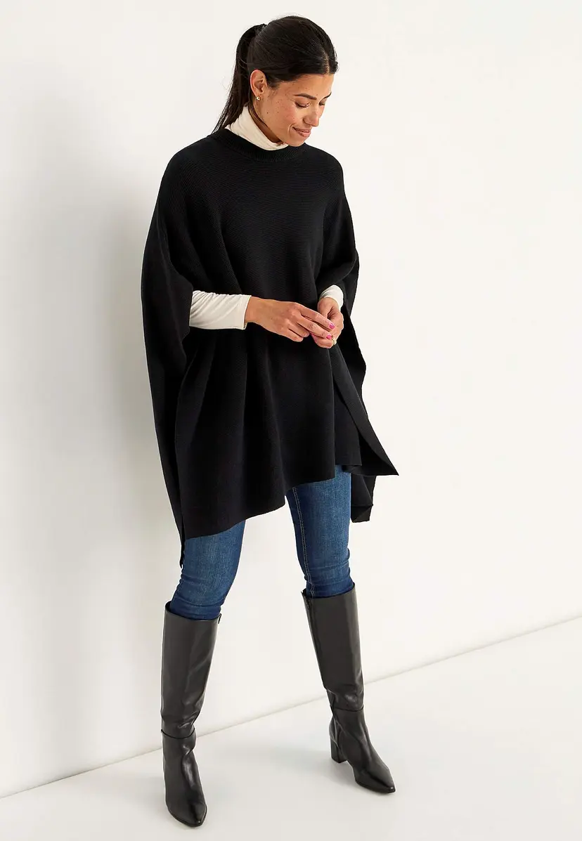 Cellbes of Sweden Finstrikket poncho