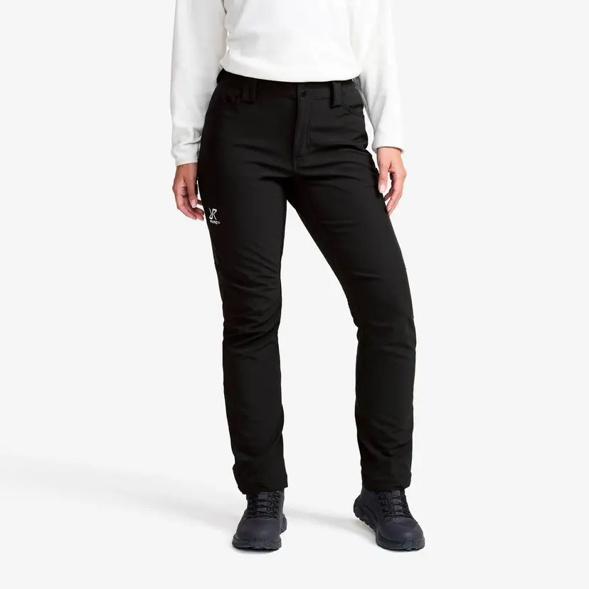 RevolutionRace Hiball Essential Softshell Pants Dame Black