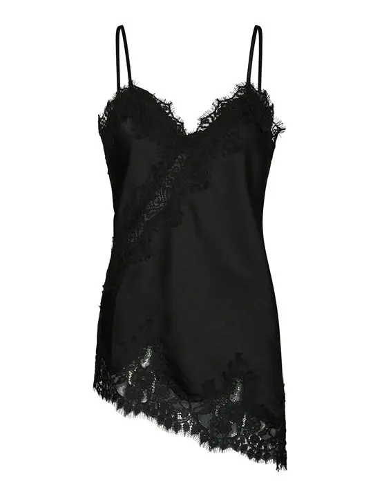 Neo Noir Neo Noir - Viole Lace Top - Black