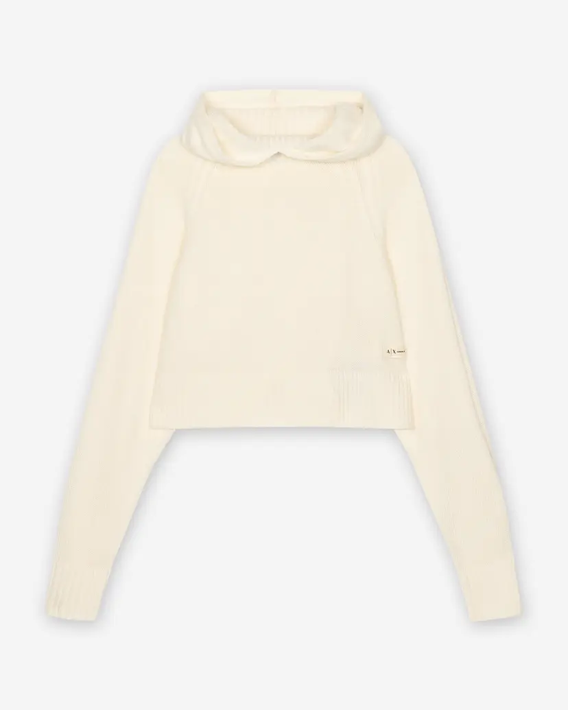 Armani Exchange Armani Exchange XW000767 White Cropped sweatshirt