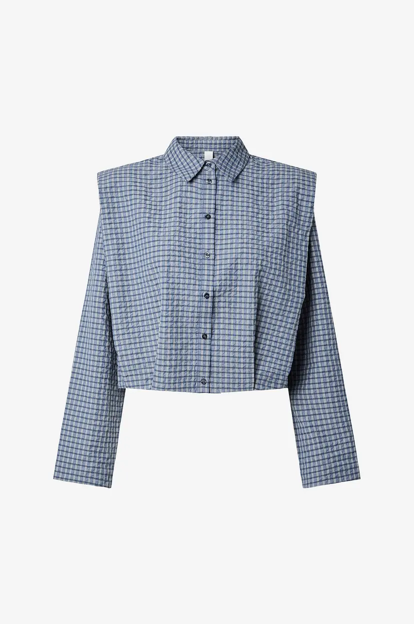Y.A.S Skjorte Yasgilla Ls Shirt - Story - Blå