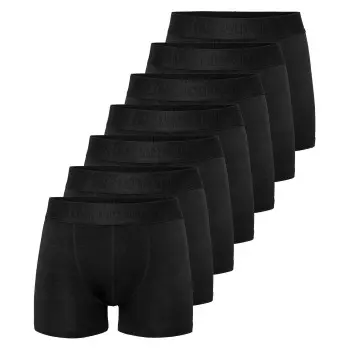 Resteröds Resteröds 7P Gunnar Cotton Svart økologisk bomull Small Herre