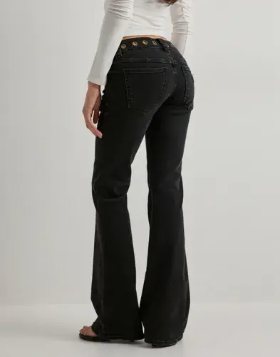 Abrand Jeans Abrand Jeans - Svart - 00 Kick Brie Eyelet Tall