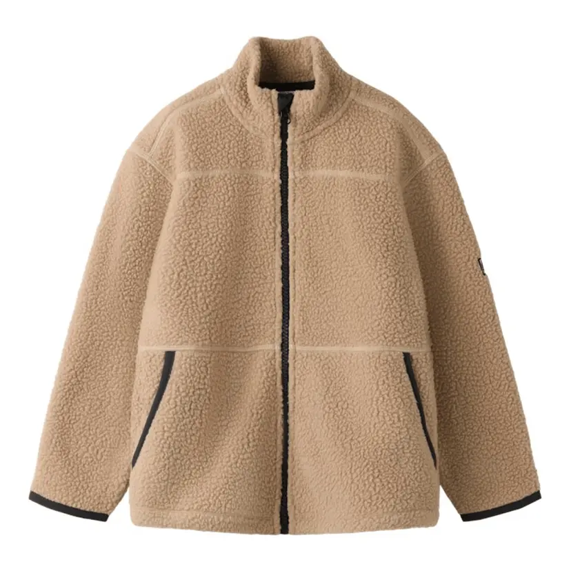 NAME IT Name It - Fleecejakke Bulina Teddy Gilded Beige