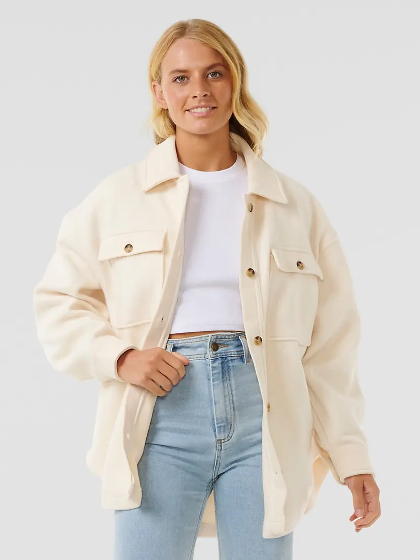 Rip Curl Rip Curl High Tide Fleece Shacket Jakke