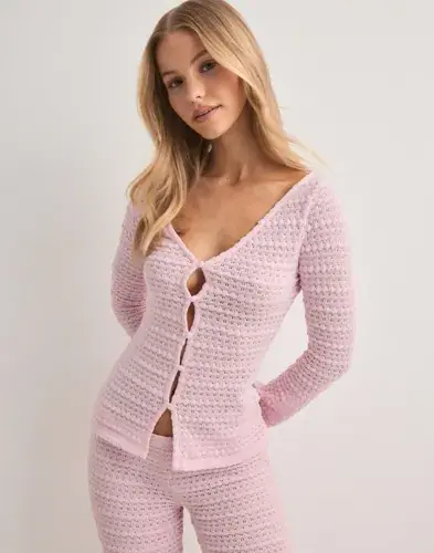 Nelly Nelly - Rosa - Crochet LS Cardigan