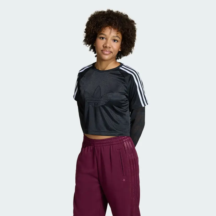 Adidas LOOSE 2IN1 LACE LONGSLEEVE T-skjorte