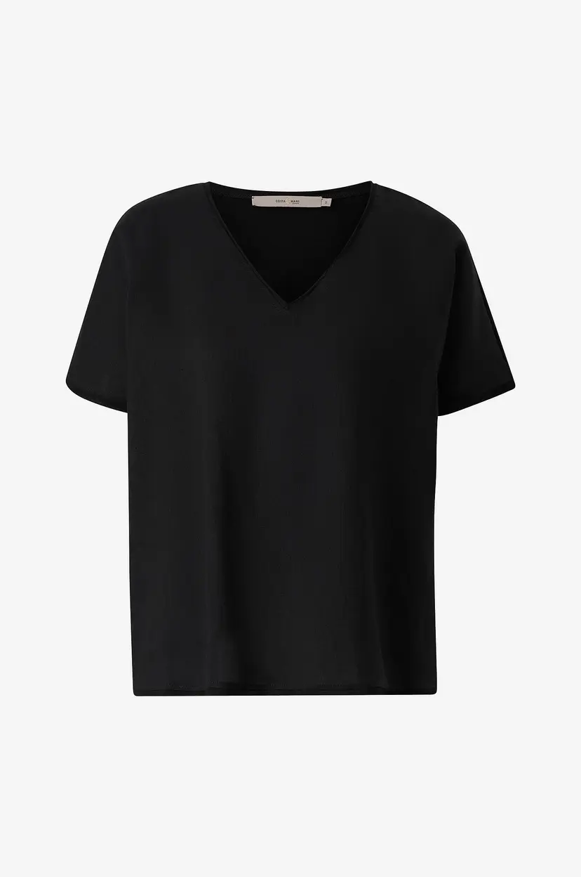 Costamani Linbluse Comfy Blouse - Svart