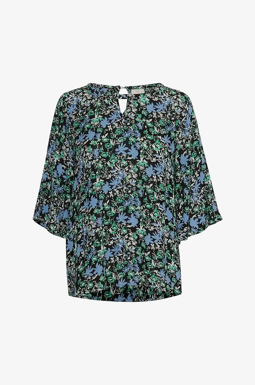 Kaffe Bluse kaRiana Amber Blouse Printed - Blå