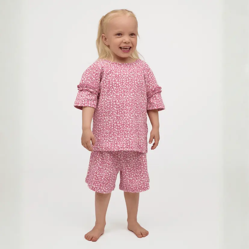 Gullkorn Gullkorn - 2-delt Sommersett Kaoli Rosa Print