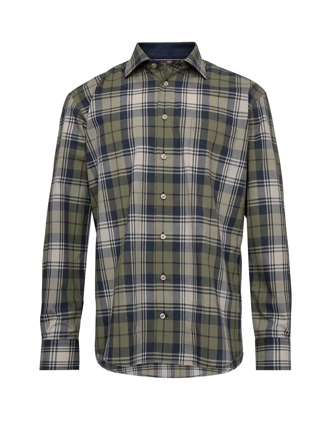 Black Blue Regular fit l/s shirt