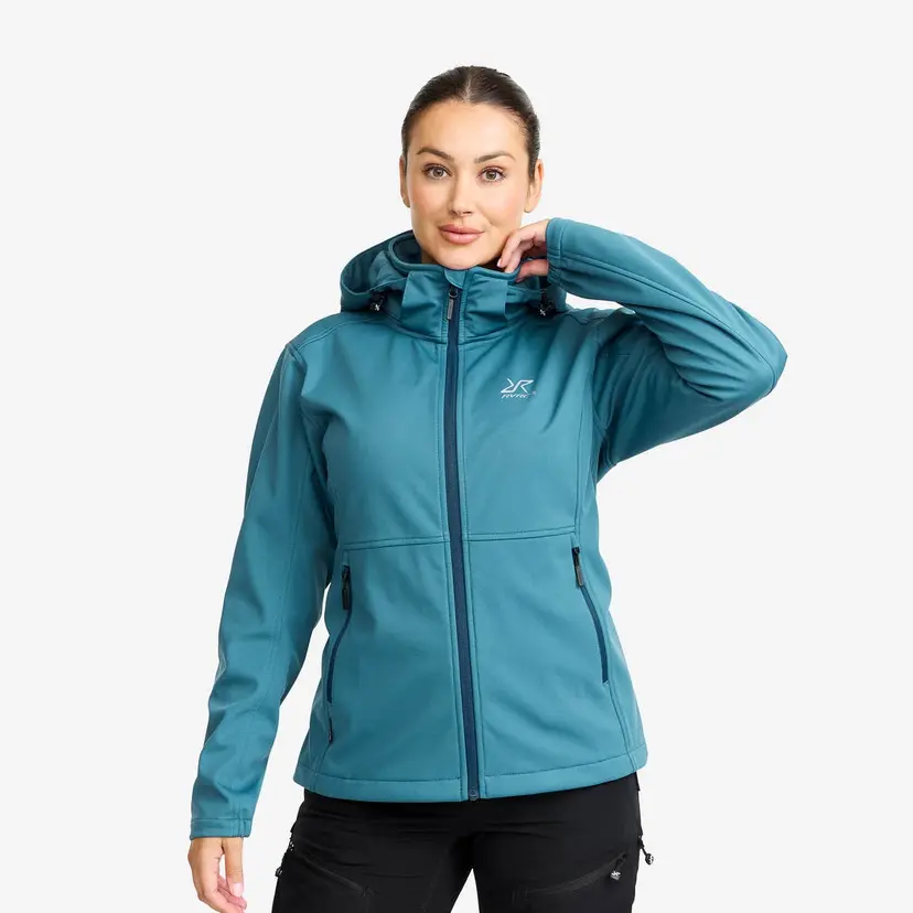 RevolutionRace Responder Softshell Jacket Dame Blue Ashes