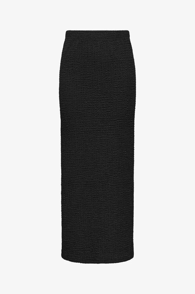 JDY Maxi skjørt JdyTurbo Long Tube Skirt Jrs - Svart