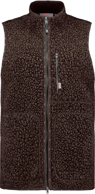 Varg Varg Women's Vargön Fat Wool Vest Dark Chocolate Brown