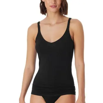 Schiesser Schiesser Personal Fit Spaghetti Top Svart Medium Dame