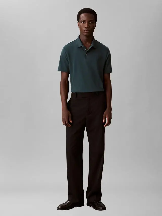 Calvin Klein SS SUPIMA CHEST EMB POLO