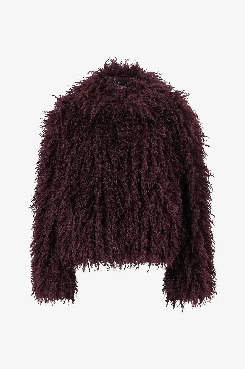 Gina Tricot Fuskepelsjakke Faux Fur Short Jacket - Rød