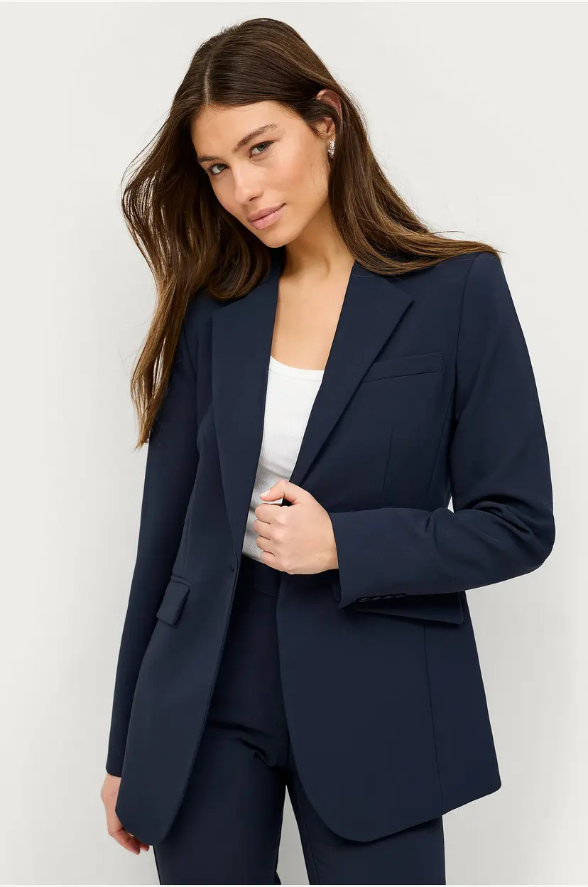 Ellos Collection Smal passform blazer - Blå