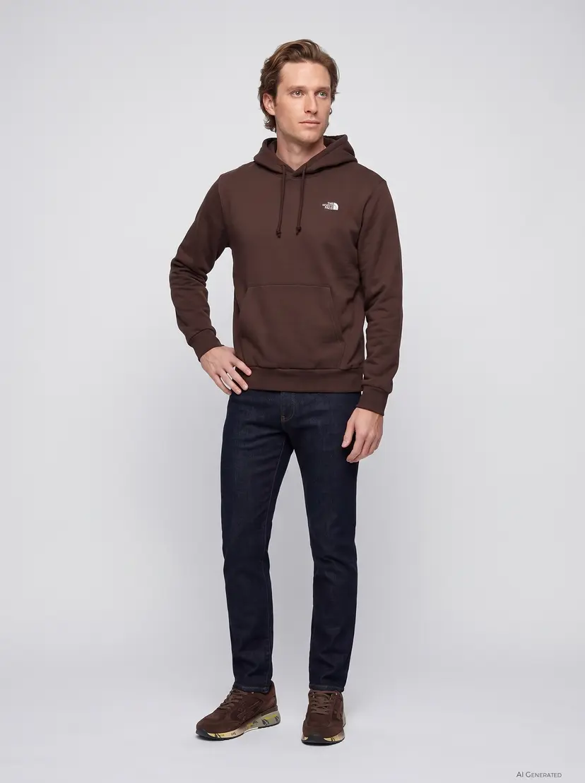 The North Face The North Face A8CWM Brown Hoodie