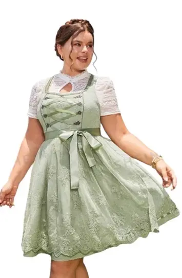 Lili Marleen Oktoberkjole - Colbye, grøn