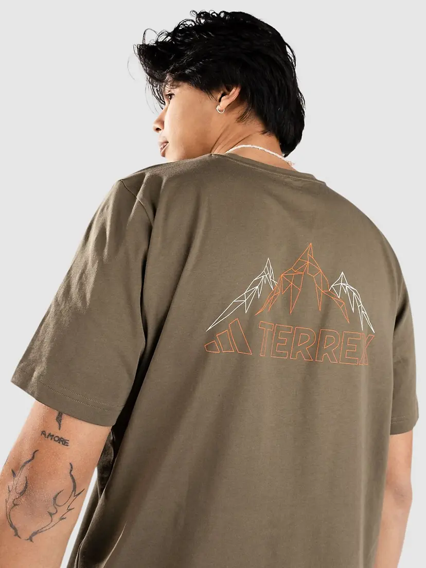 adidas Terrex adidas Terrex Mountain T-skjorte grønn