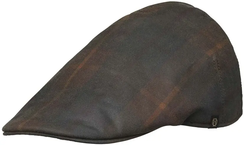 Chevalier Chevalier Torre Sixpence Cap Hunter Brown Checked