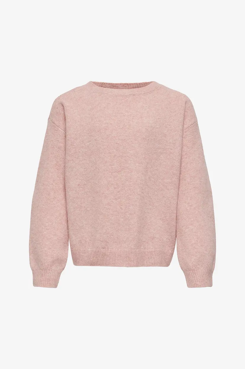 Kids Only Genser kogSheldo Nordic Life LS O-neck BF - Rosa