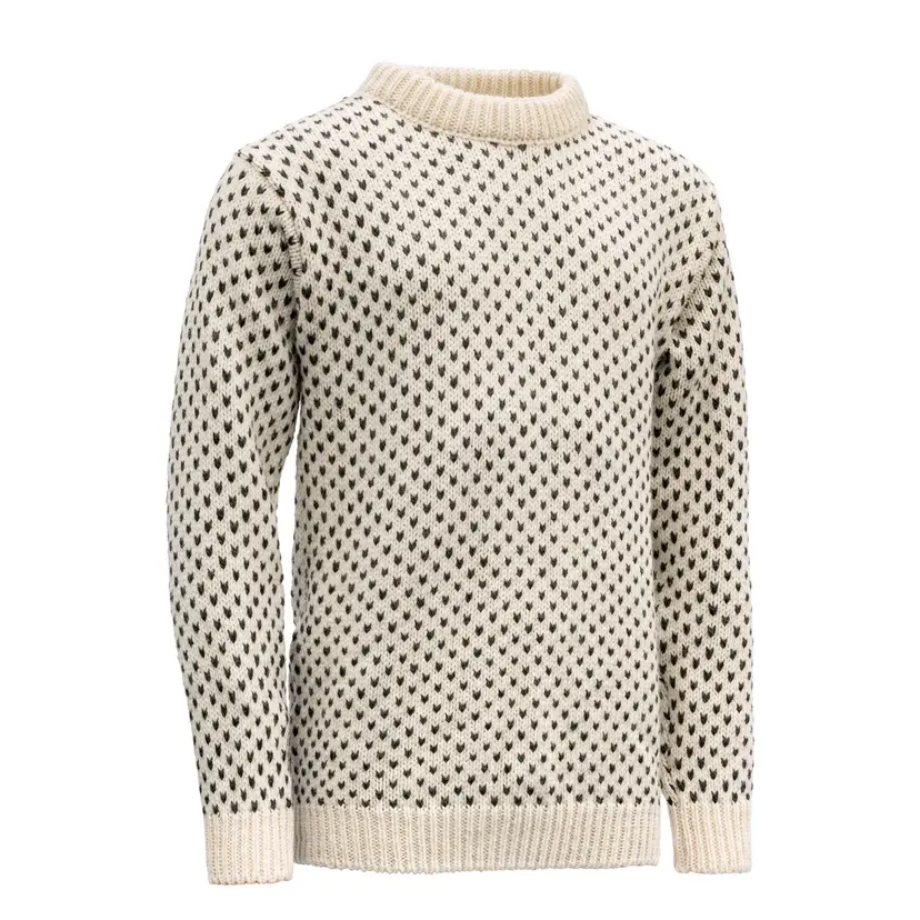 Devold Devold Unisex Nordsjø Wool Sweater Offwhite