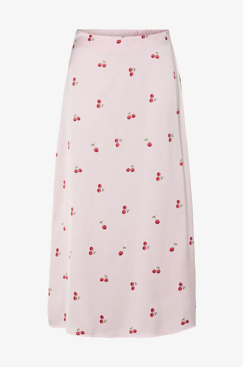 Pieces Maxi skjørt pcMikela HW Ankle Skirt Wvn Kca - Rosa