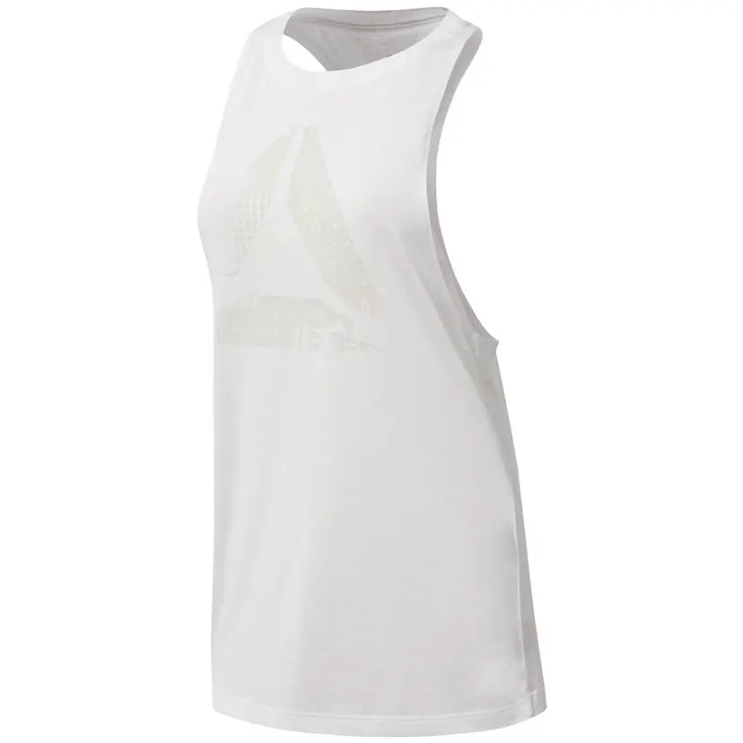 Reebok Hvit Reebok burnout tank (L)