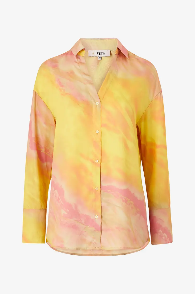 A-View Bluse Carina Shirt - Gul