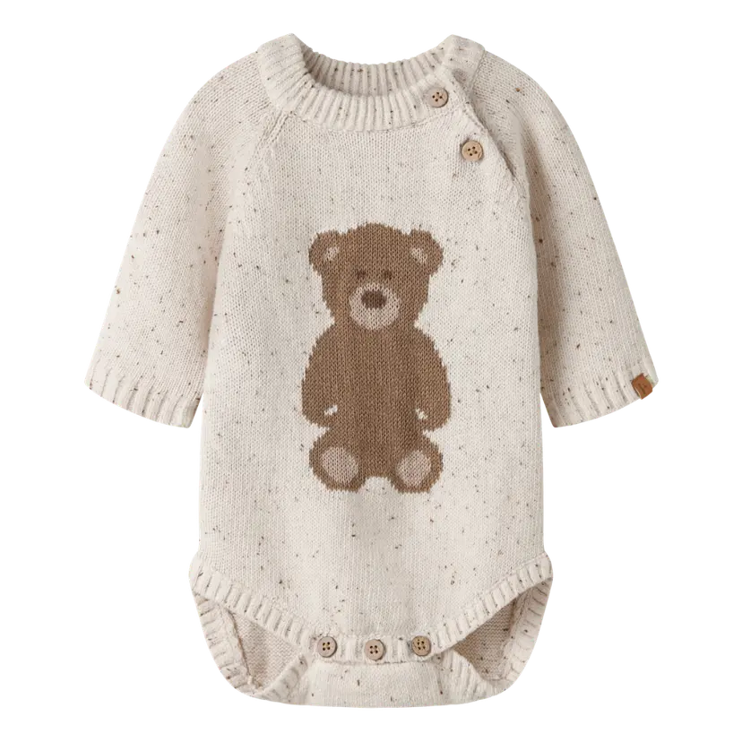 Lil`Atelier Lil' Atelier - Body Galto Knit Teddy Turtledove