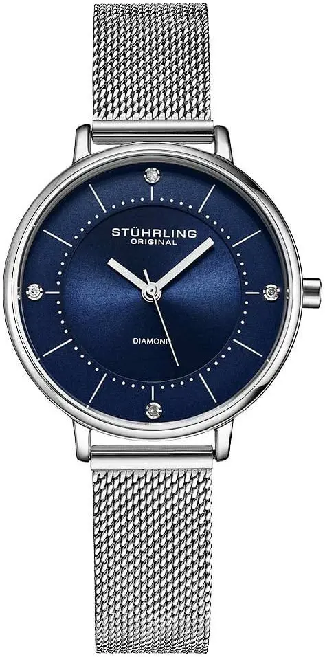 Stührling Original Stührling Original Dameklokke 3948.2 Symphony Blå/Stål Ø34 mm