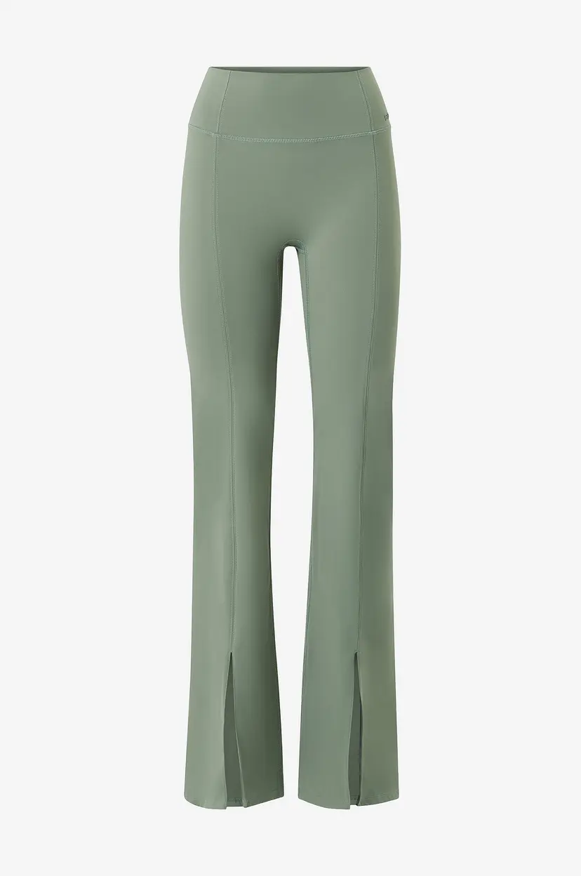 Björn Borg Treningstights Studio Flared Slit Tights - Grønn