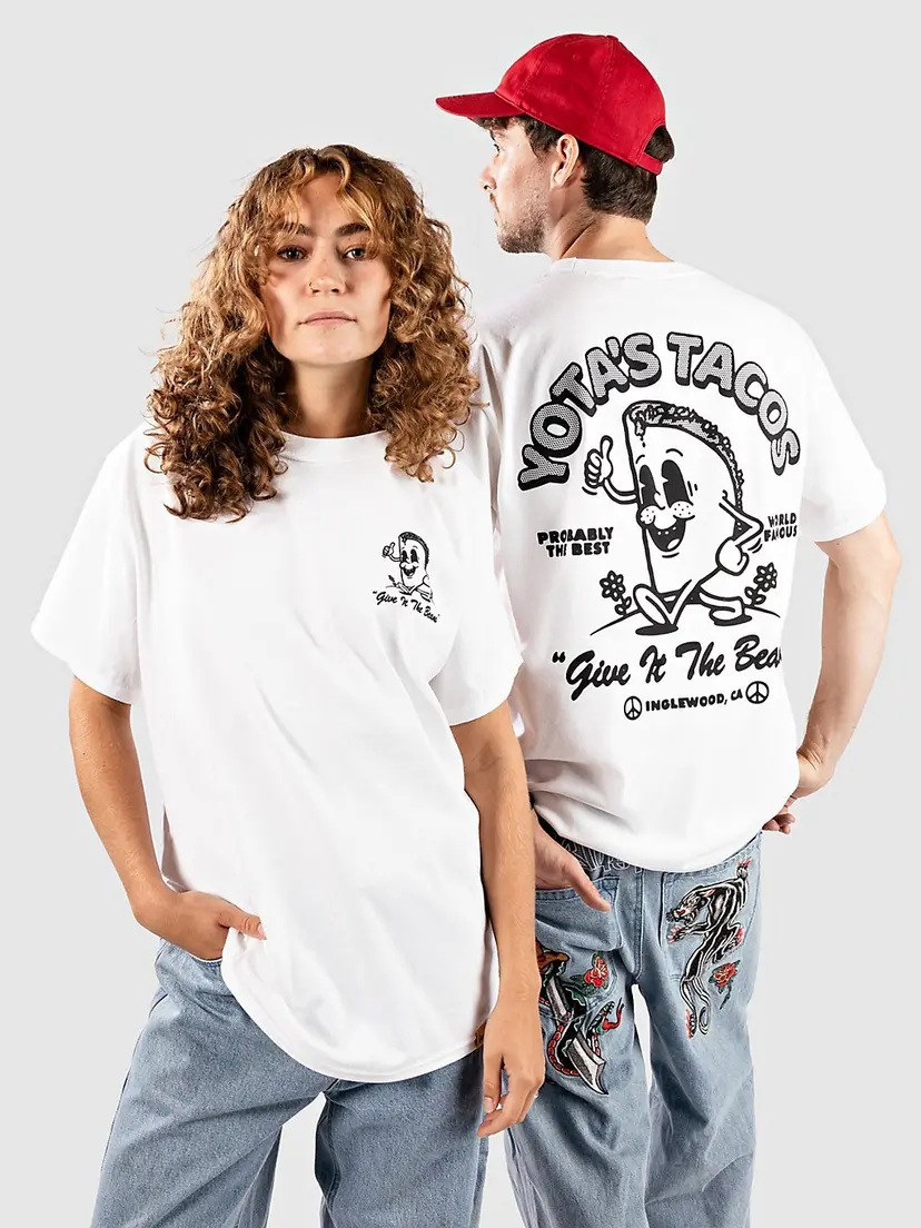 Donut Donut Yota's Tacos T-skjorte hvit