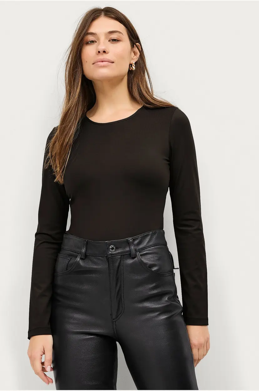 Ellos Collection Bodysuit Body Astrid - Svart