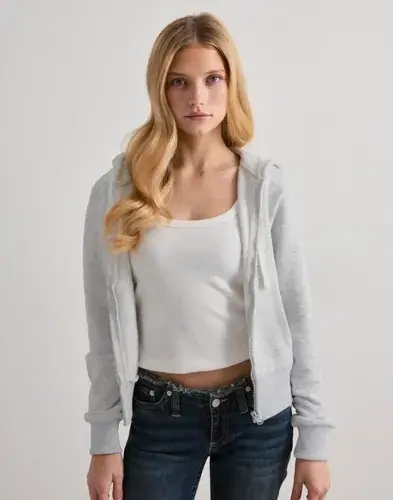 Nelly Nelly - Grå - Elevated Zip Hoodie