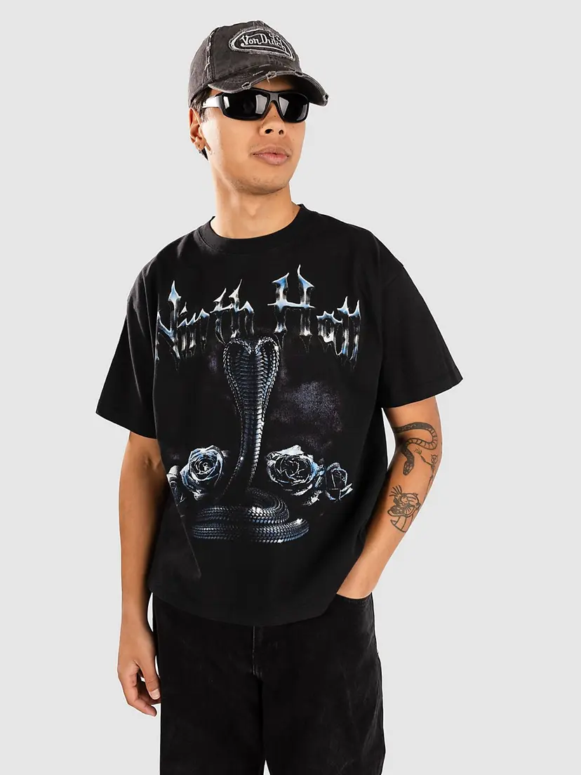 Ninth Hall Ninth Hall Not So Subliminal Cropped T-skjorte svart
