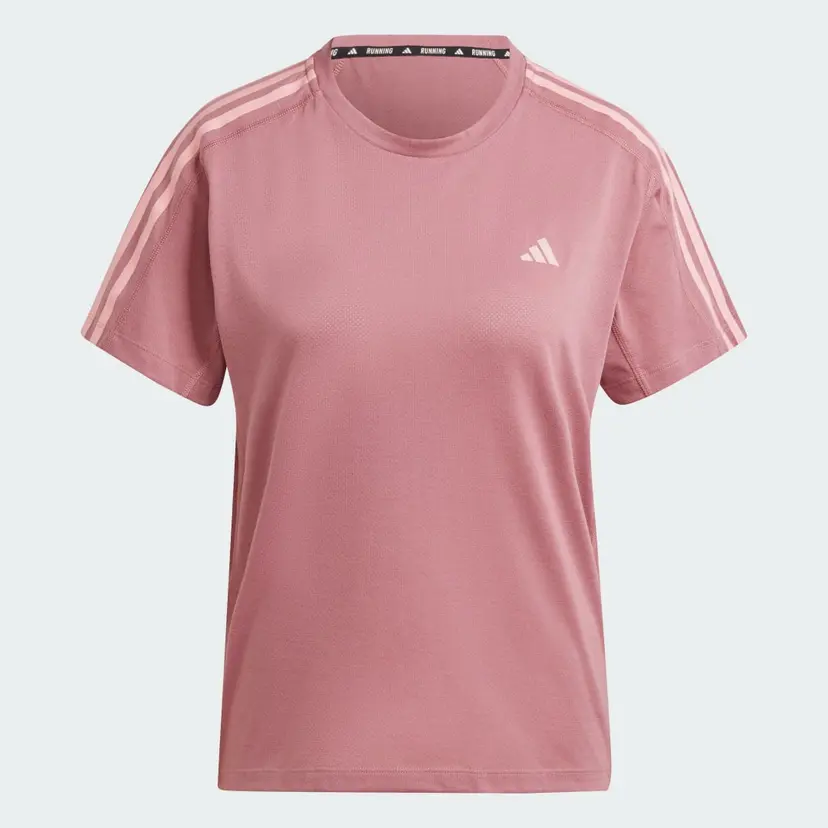 Adidas Own the Run 3-Stripes T-skjorte