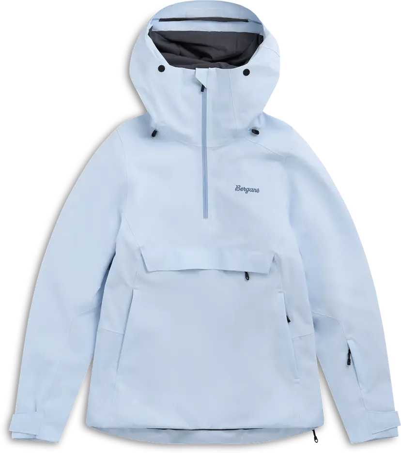 Bergans Bergans Women´s Oppdal Insulated Shell Anorak Light Dusty Blue