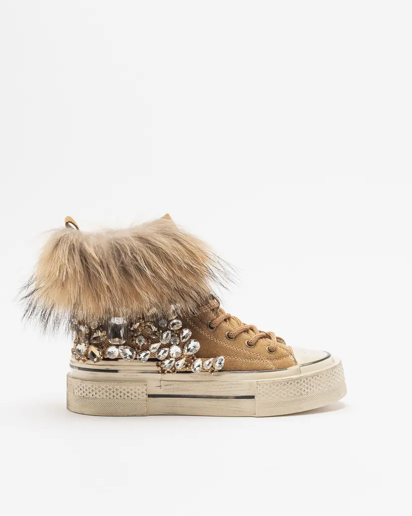 Nan-Ku Couture Nan-Ku Couture EFD-04C Camel Sneakers