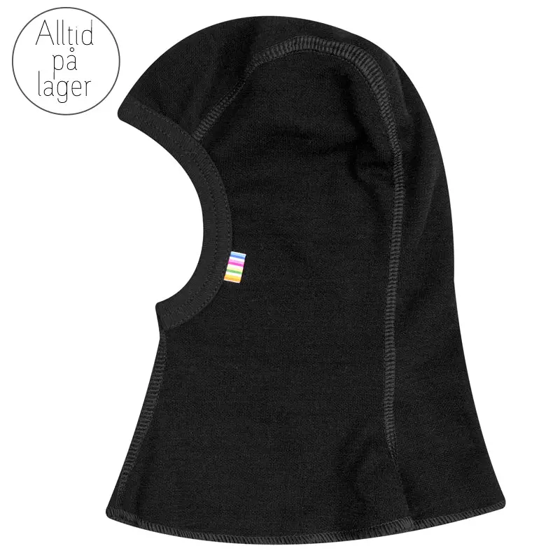 Joha Balaclava i ull/bomull Black