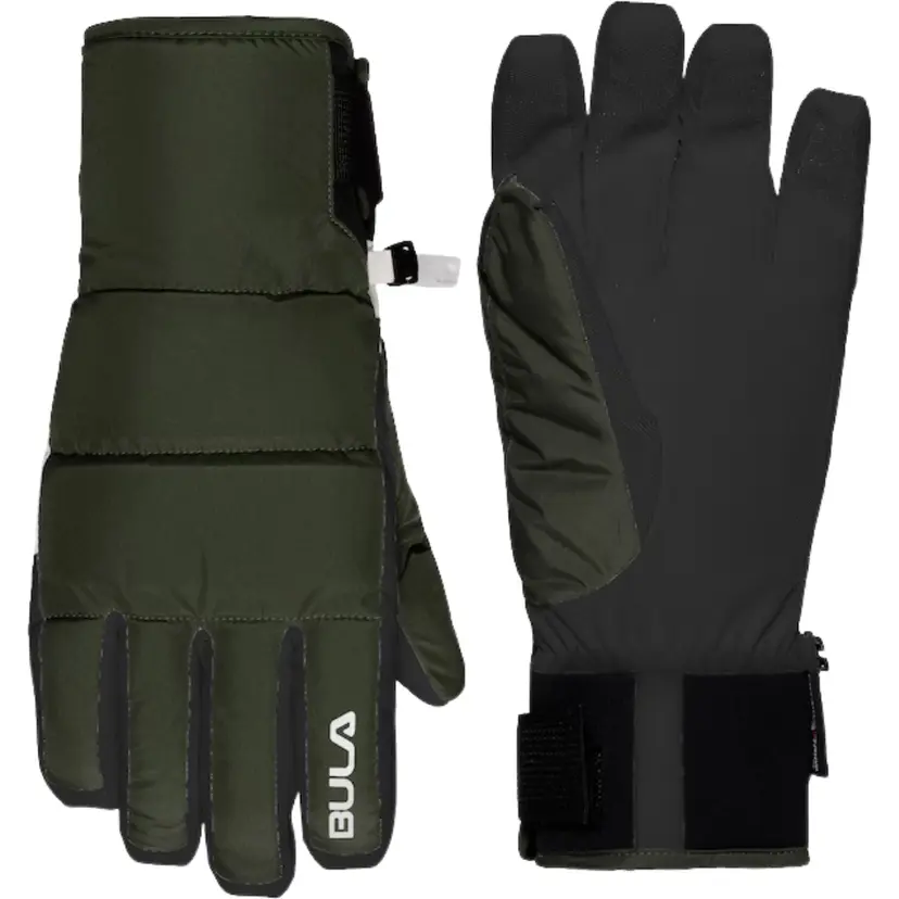 Bula Bula Piste Gloves Junior Dark Olive