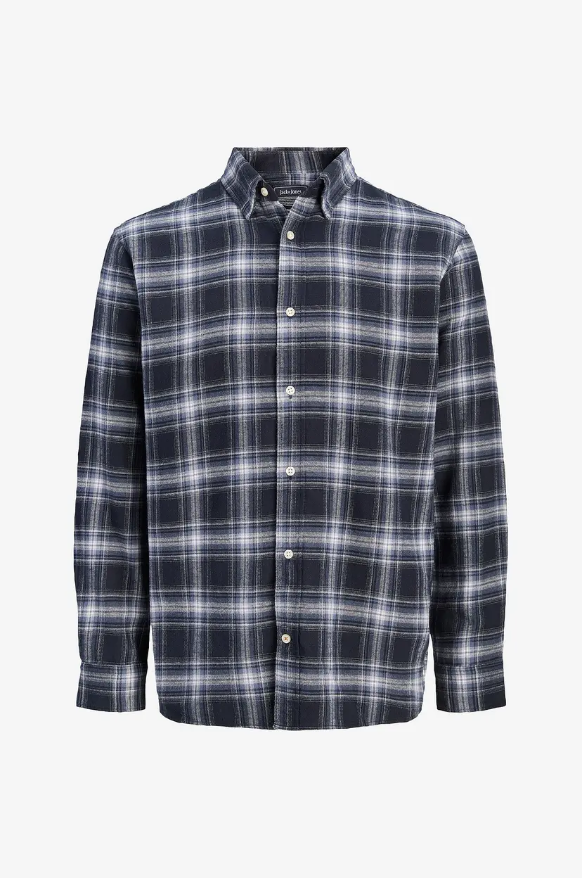 Jack & Jones Flanellskjorte Jjefield Check Shirt Ls Sn - Blå