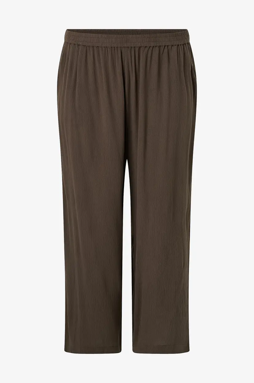 KAFFE Curve Bukser kcDacina Ami Pants - Brun
